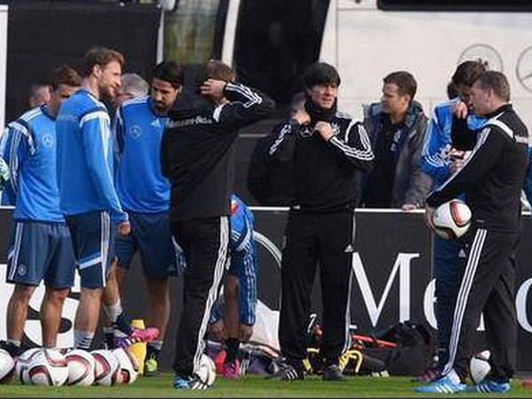 Sẽ có hai buổi tập đội hình trước khi gặp Australia. (Nguồn Dfb.de)