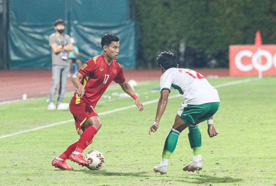 Đội tuyển Việt Nam thiếu sự đột biến để làm chao đảo hàng phòng ngự được bố trí kỷ luật của Indonesia. (Ảnh: VFF)