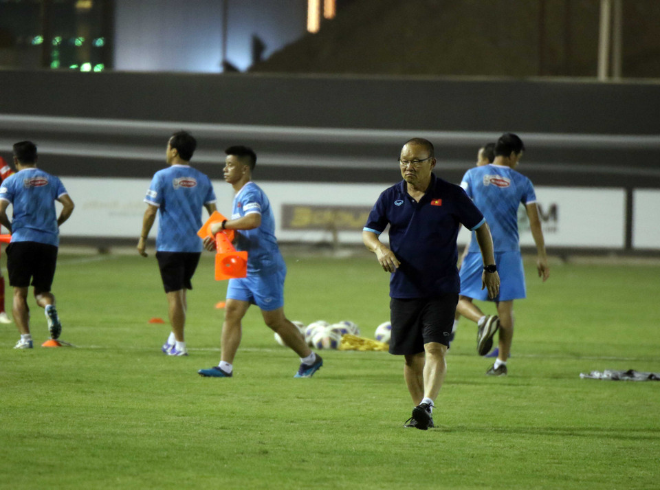 Huấn luyện viên Park Hang-seo đang rất muốn tạo nên bất ngờ ở trận đấu này. (Ảnh: VFF)