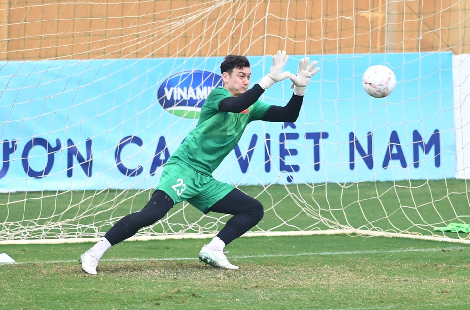 Ngoài thể trạng sung mãn, đội tuyển Việt Nam cũng cần giữ vững tinh thần trước trận chung kết AFF Cup 2022. (Ảnh: PV/Vietnam+)