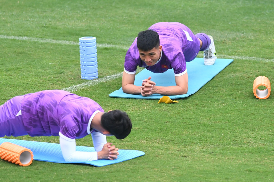 Đội tuyển Việt Nam cần tận dụng tốt ưu thế sân nhà để giành kết quả có lợi trước Thái Lan. (Ảnh: PV/Vietnam+)