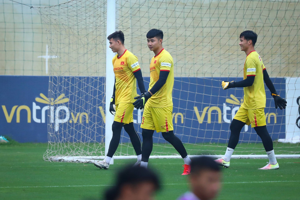 U23 Việt Nam đang trong quá trình tìm ra đội hình mạnh nhất cho mục tiêu bảo vệ tấm huy chương vàng. (Ảnh: PV/Vietnam+)