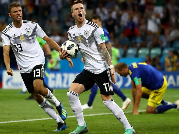 Marco Reus là cầu thủ xuất sắc nhất trận đấu đầu tiên tại World Cup ra quân từ đội hình chính (Nguồn: Dfb.de)