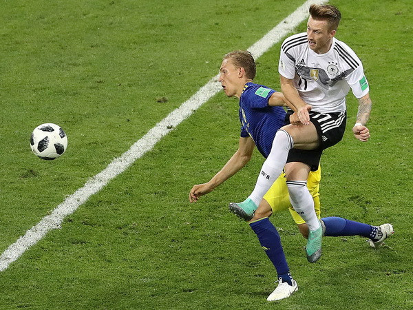 Marco Reus đã có bàn thắng đầu tiên ở World Cup (Nguồn: Dfb.de)