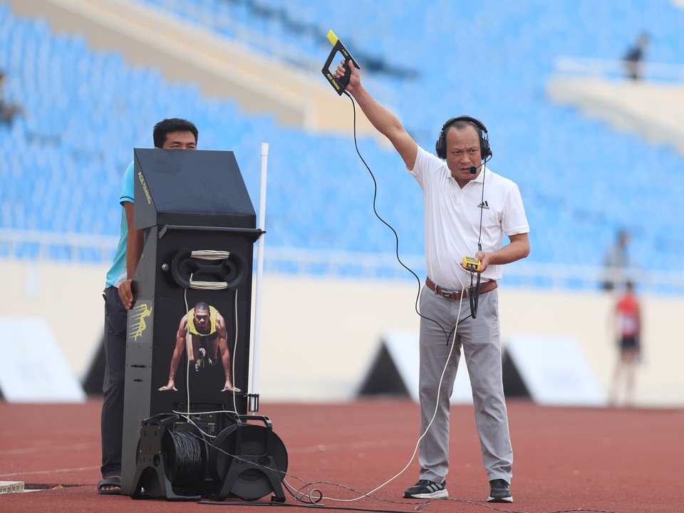 Tại giải đấu này, nhiều trang thiết bị mới được nhập khẩu từ châu Âu đã được lắp đặt, vận hành chạy thử nhằm rà soát, kiểm tra trước khi bước vào giải đấu chính thức. (Ảnh: PV/Vietnam+)