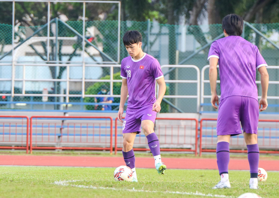 Đội tuyển Việt Nam không chỉ hướng đến tấm vé đi tiếp mà còn đặt mục tiêu giành ngôi đầu bảng. (Ảnh: VFF)