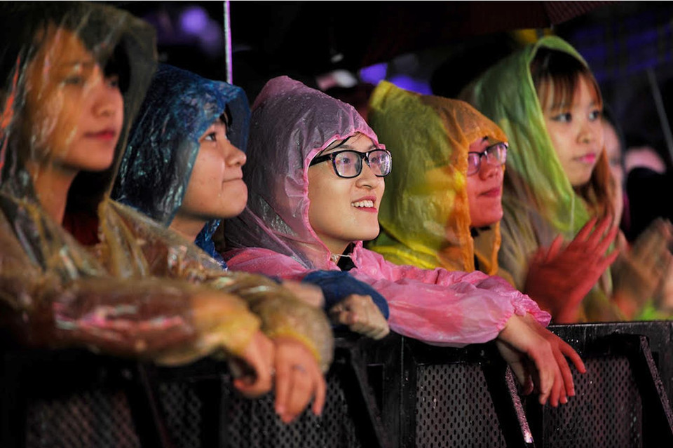 Nụ cười của các nữ sinh viên tại Monsoon 2015. (Ảnh: BTC)