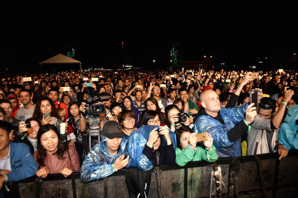 Thế nhưng, Hoàng Thành Thăng Long vẫn đông nghịt khán giả. (Ảnh: BTC)