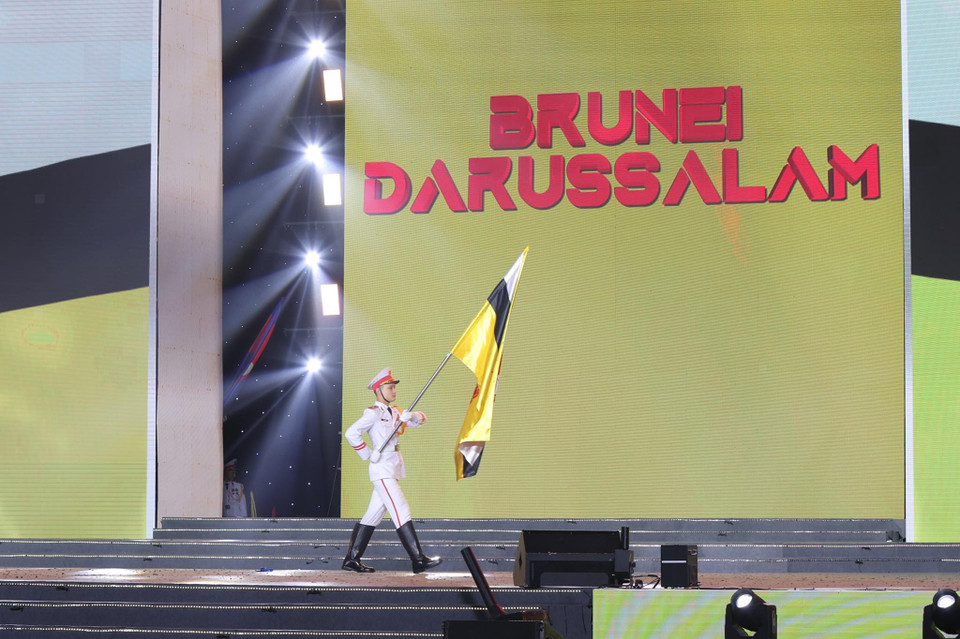 Hai vị trí cuối trên bảng tổng sắp là Brunei với 1 huy chương Vàng, còn Timor Leste là đoàn duy nhất không có huy chương Vàng nào. (Ảnh: Minh Hiếu/Vietnam+)