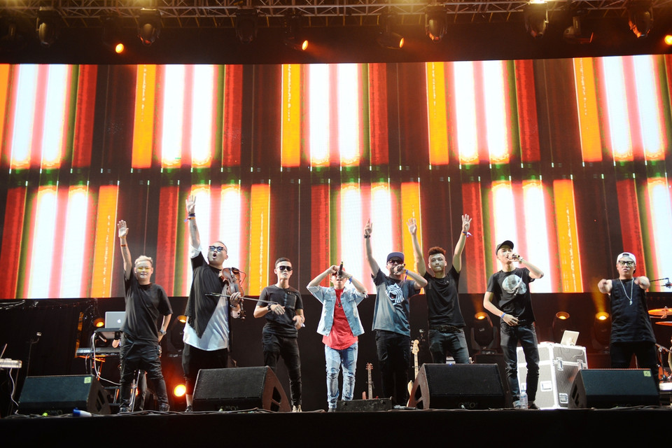 PB Nation là đại diện ban nhạc trẻ duy nhất tham gia Monsoon 2016. (Ảnh: Giang Huy) 