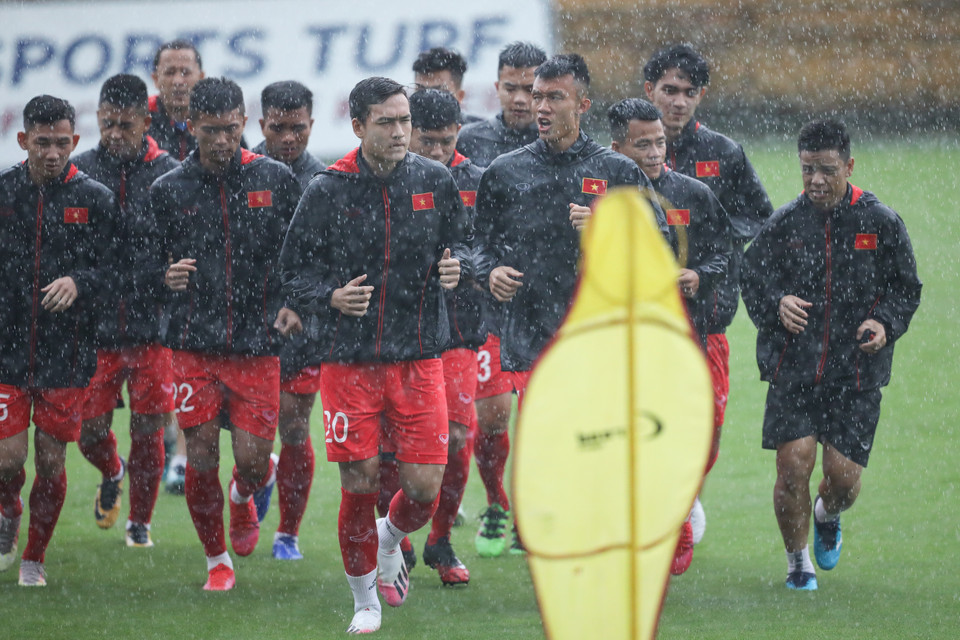 Trong đợt tập trung này, đội hình U22 Việt Nam gồm nhiều gương mặt mới. Ngay cả ban huấn luyện thừa nhận cũng không nắm được rõ năng lực, thông tin của một số cầu thủ. (Ảnh: Phúc Tá/Vietnam+)