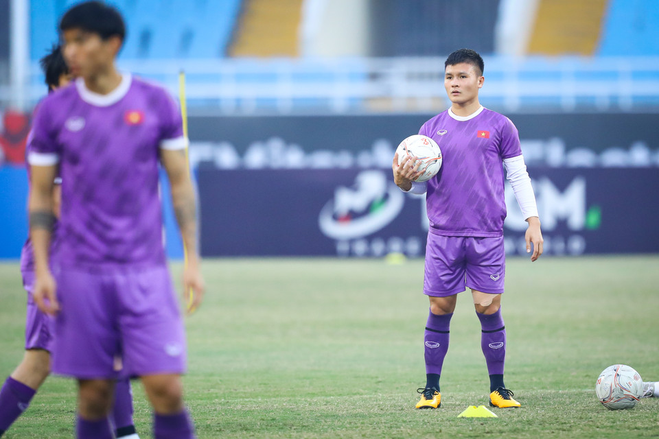 Đội tuyển Việt Nam đang toàn thắng trên sân nhà Mỹ Đình tại AFF Cup 2022. (Ảnh: PV/Vietnam+)