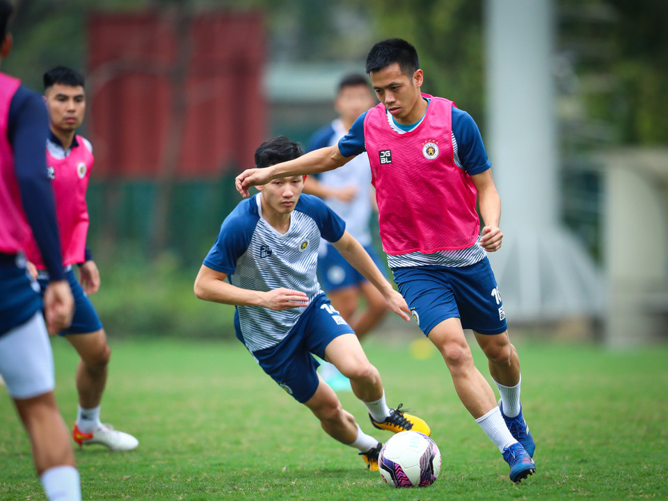 Hà Nội FC sẽ đối đầu Thanh Hóa vào ngày 16/3 sắp tới trên sân nhà Hàng Đẫy. Quang Hải nhiều khả năng tiếp tục không tham dự trận đấu này. (Ảnh: PV/Vietnam+)