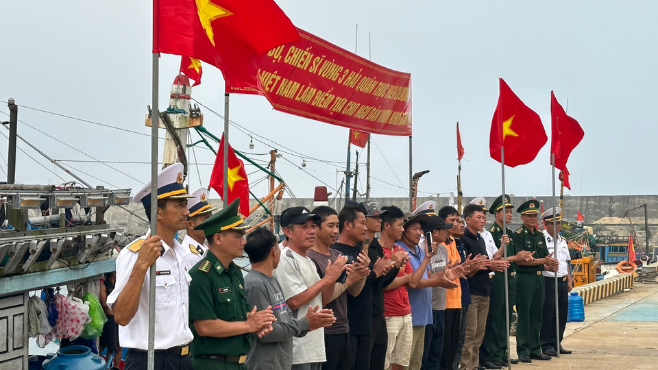 Hiện trên đảo Cồn Cỏ có trên 20 hộ dân sinh sống. (Ảnh: Vietnam+)