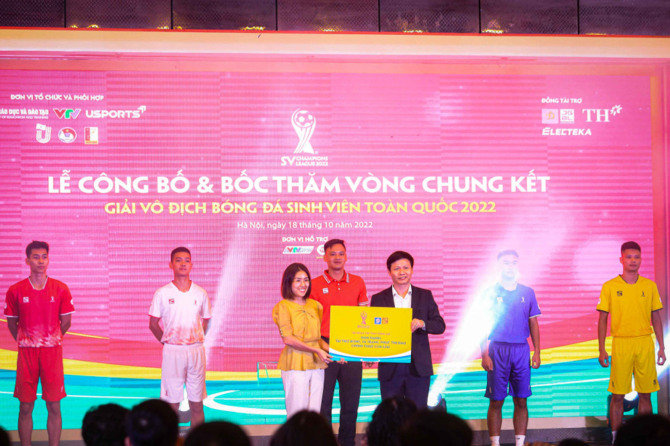 32 trận đấu của vòng chung kết được cập nhật trên nền tảng YouTube Usports và hệ thống kênh digital On Sports của Truyền hình Cáp Việt Nam với tổng giá trị giải thưởng 386 triệu đồng. (Ảnh: PV/Vietnam+)