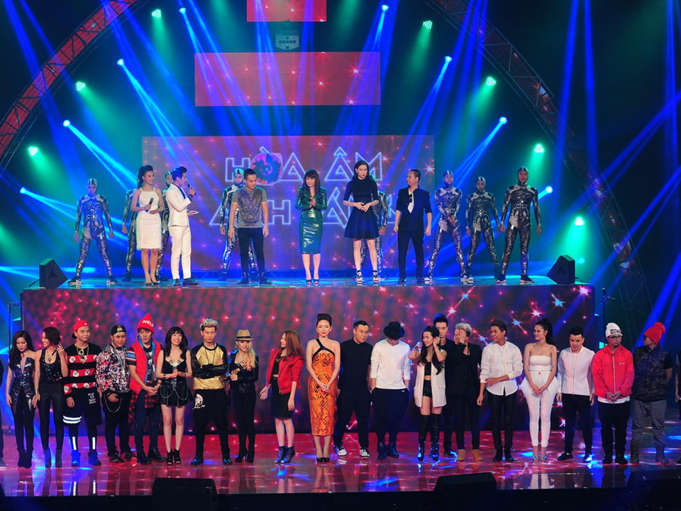 Dàn sao 'khủng' của The Remix. (Ảnh: Lý Võ Phú Hưng)