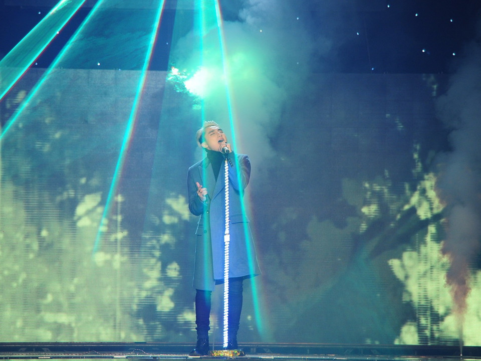 Sơn Tùng tái xuất. (Ảnh: Lý Võ Phú Hưng)