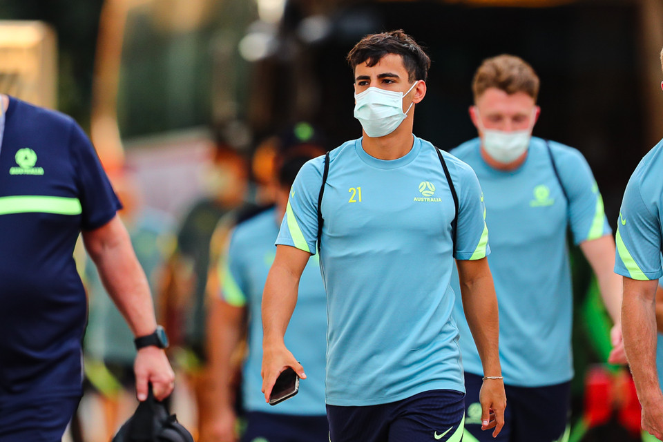 Đội tuyển Australia được đánh giá rất cao, mạnh hơn nhiều Việt Nam. Giá trị đội hình của họ lên tới gần 43 triệu euro. (Ảnh: PV/Vietnam+) 