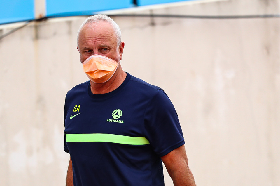 Phát biểu trước trận Việt Nam-Australia, huấn luyện viên trưởng Graham Arnold tự tin vào đội hình đang sở hữu để giành chiến thắng thứ 10 liên tiếp. Ở loạt trận đầu vòng loại thứ ba World Cup 2022, họ đã đánh bại Trung Quốc với tỷ số cách biệt 3-0. (Ảnh: PV/Vietnam+)