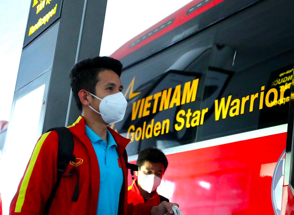 Đoàn quân của huấn luyện viên Park Hang-seo sẽ gặp Australia và Trung Quốc lần lượt vào ngày 27/1/2022 và 1/2/2022 (mùng 1 tết Nguyên đán). (Ảnh: CTV/Vietnam+)