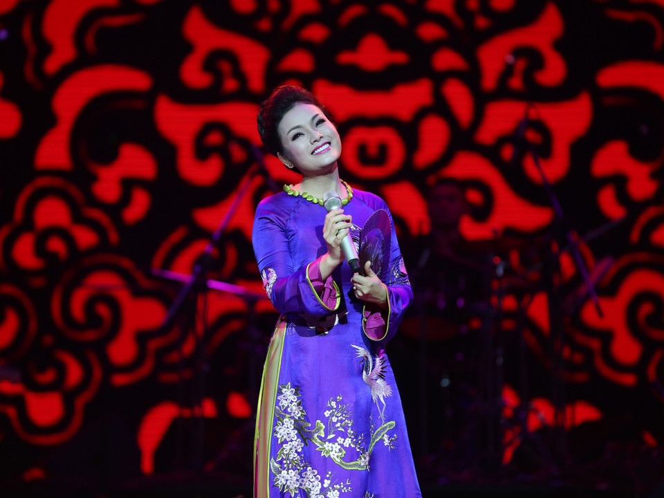 'Đào liễu' Tân Nhàn trong thể nghiệm chèo kết hợp với jazz... (Ảnh: BTC)