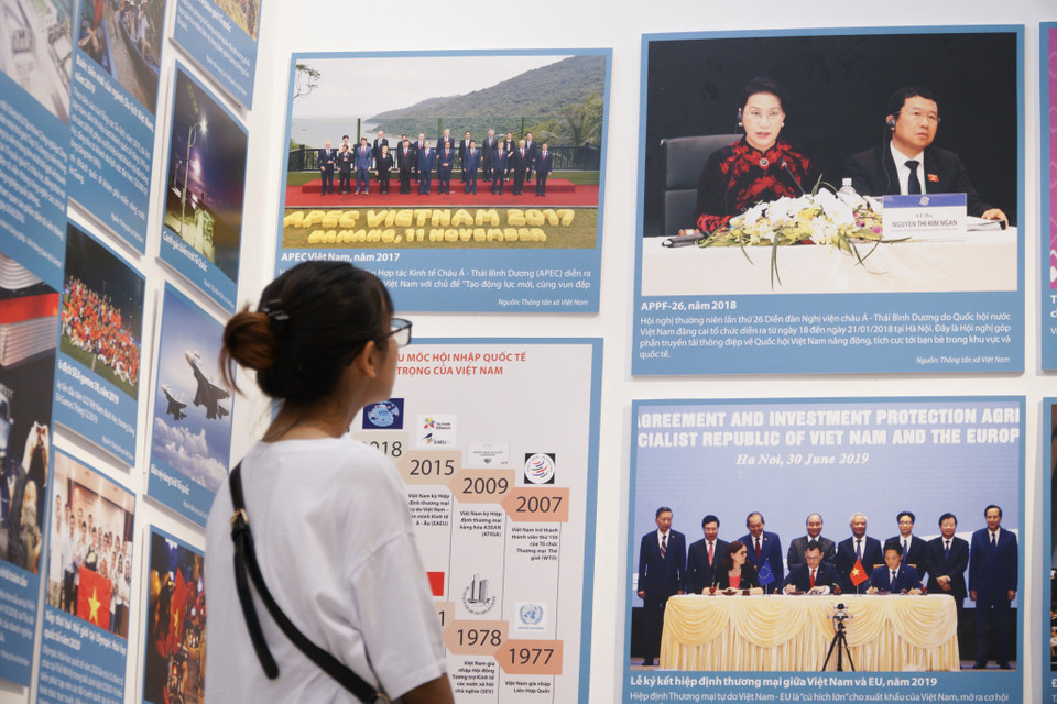 Sự kiện nhằm tuyên truyền giúp người dân nhận thức sâu sắc ý nghĩa, vai trò, giá trị lịch sử đấu tranh dựng nước, giữ nước của dân tộc; giới thiệu vẻ đẹp văn hóa, lịch sử và đất nước, con người Việt Nam đến bạn bè trong nước và thế giới. (Ảnh: Minh Hiếu/Vietnam+)