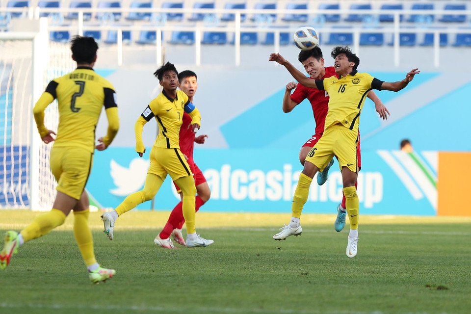 U23 Việt Nam bước vào lượt trận cuối cùng bảng C tại Vòng chung kết U23 châu Á 2022 với U23 Malaysia cùng nhiệm vụ phải thắng để giành vé đi tiếp. (Ảnh: AFC)