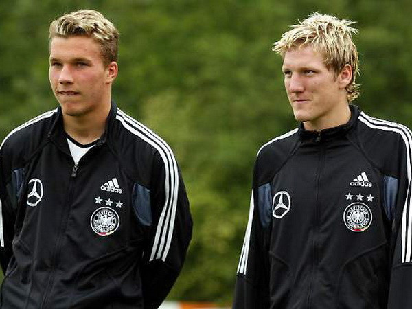 Đôi bạn Poldi-Basti đã bên nhau từ 2004 (Ảnh: Nguồn Dfb.de)