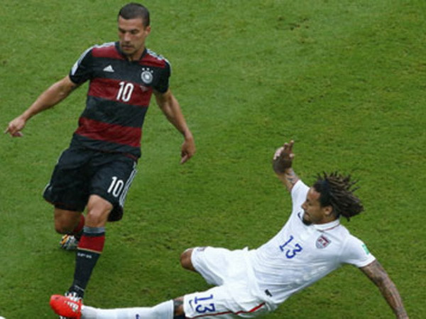 Tại trận gặp đội tuyển Mỹ World Cup 2014 (Ảnh: Nguồn Dfb.de)