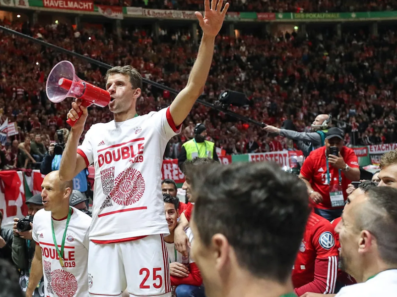 Mueller được coi là hiện thân của FC Bayern, là gương mặt, là thương hiệu của Bayern với câu nói bất hủ 'Mia san mia.' (Nguồn: Fcb.de)