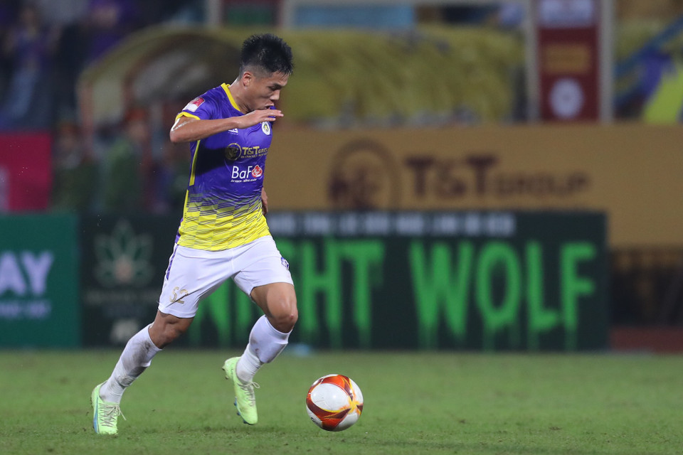 Còn lại, Hà Nội FC làm khách trên sân của Hồng Lĩnh Hà Tĩnh vào ngày 13/2. (Ảnh: PV/Vietnam+)