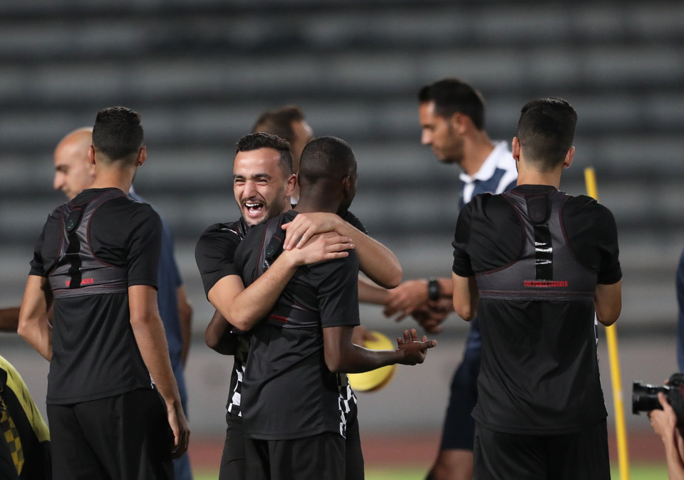 Hiện tuyển U23 Jordan có được tinh thần cao và sự tự tin sau khi thắng U23 Triều Tiên ở lượt trận đầu tiên và giành ngôi nhất bảng. (Ảnh: Nguyên An/Vietnam+)