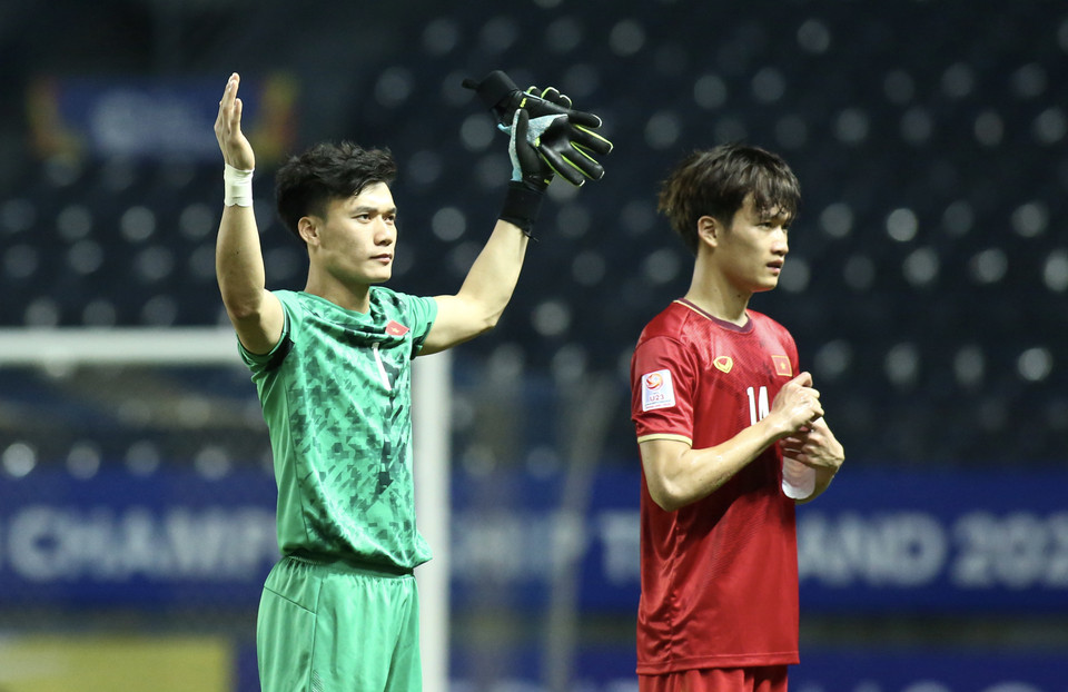 Nếu U23 Jordan và U23 UAE hoà nhau có bàn thắng ở lượt trận cuối cùng, U23 Việt Nam sẽ bị loại dù có giành chiến thắng trước U23 Triều Tiên. (Ảnh: Nguyên An/Vietnam+)