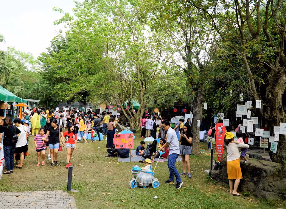 Sự kiện KHOE Creative Festival 2019 diễn ra tại khu đô thị Ecopark (Hưng Yên) trong 2 ngày cuối tuần từ 16-17/11. (Ảnh: Vietnam+)