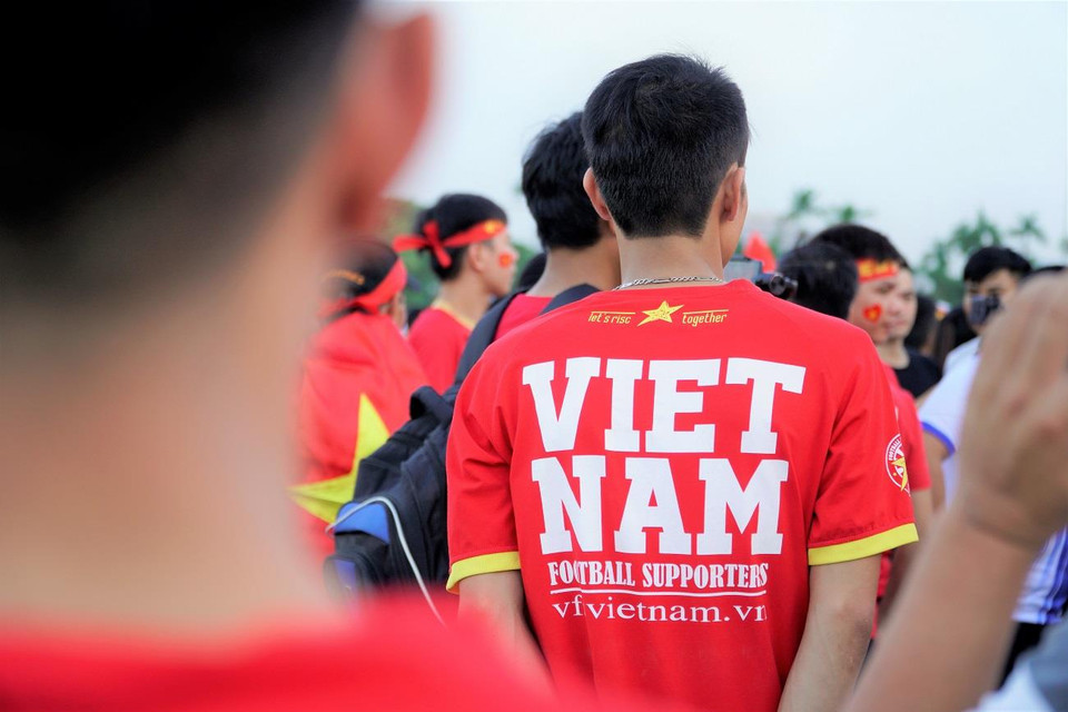 Trận đấu giữa tuyển Việt Nam và Malaysia diễn ra lúc 20 giờ ngày 10/10 trên sân vận động Mỹ Đình. (Ảnh: Minh Hiếu/Vietnam+)