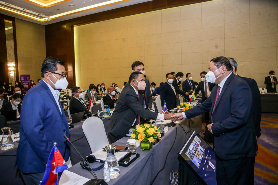 Trưởng Ban tổ chức SEA Games 31 nhấn mạnh, dù còn nhiều khó khăn vì đại dịch COVID-19 nhưng Việt Nam đã tích cực chuẩn bị cho Đại hội. (Ảnh: PV/Vietnam+)