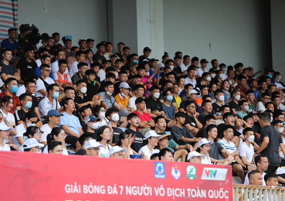 Vòng chung kết giải bóng đá 7 người vô địch toàn quốc năm 2022 sẽ diễn ra từ ngày 23 đến 25/9 tại Sân vận động Trung tâm Văn hoá - Thông tin &amp; Thể thao quận Hoàng Mai (Hà Nội). (Ảnh: CTV/Vietnam+)