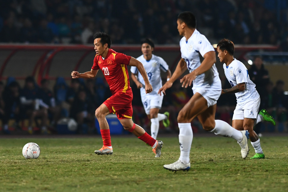 Trận đấu gặp Philippines cho thấy đội tuyển Việt Nam còn phải cải thiện nhiều điều nhằm hướng đến AFF Cup 2022 đang cận kề. (Ảnh: PV/Vietnam+)