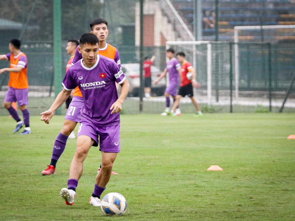 Dù phải thi đấu tại V-League 2022 vào tối qua song nhóm cầu thủ Hà Nội FC đều cho thấy thể trạng tốt và không có trường hợp chấn thương đáng tiếc. (Ảnh: VFF)