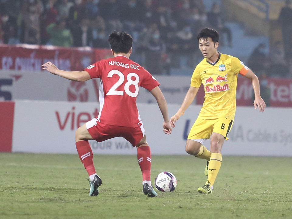 Hoàng Anh Gia Lai làm khách trước Viettel tối nay là trận cầu tâm điểm của vòng 5 V-League 2021. Cả hai đội được đánh giá cao khi đang có phong độ tốt cùng tâm lý thoải mái. (Ảnh: Hiển Nguyễn/Vietnam+)