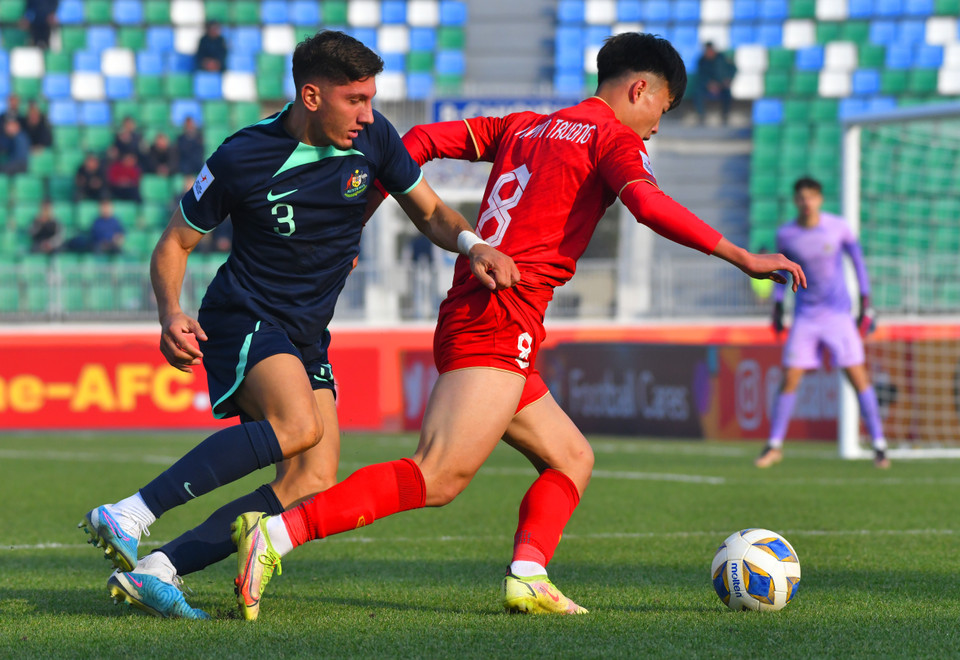 U20 Việt Nam tỏ ra cực kỳ nguy hiểm với các pha bóng phòng ngự phản công. (Ảnh: AFC)