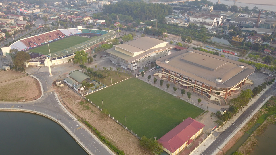 Đây cũng là cơ hội để sân vận động này tiến hành vận hành thử nghiệm, thích ứng với các công tác tổ chức sự kiện của Đại hội Thể thao Đông Nam Á đang cận kề. (Ảnh: PV/Vietnam+)