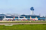 Máy bay tại Cảng Hàng không Quốc tế Tân Sơn Nhất. (Ảnh: PV/Vietnam+)