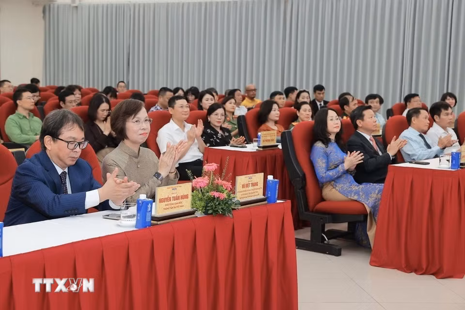 Đại biểu tham dự Lễ kỷ niệm. (Ảnh: Minh Quyết/TTXVN)