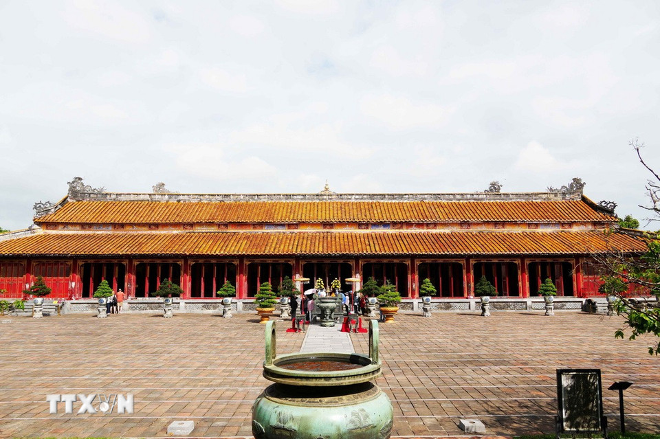 Thế Tổ Miếu trong Hoàng Thành Huế. (Ảnh: Nguyên Lý/TTXVN)