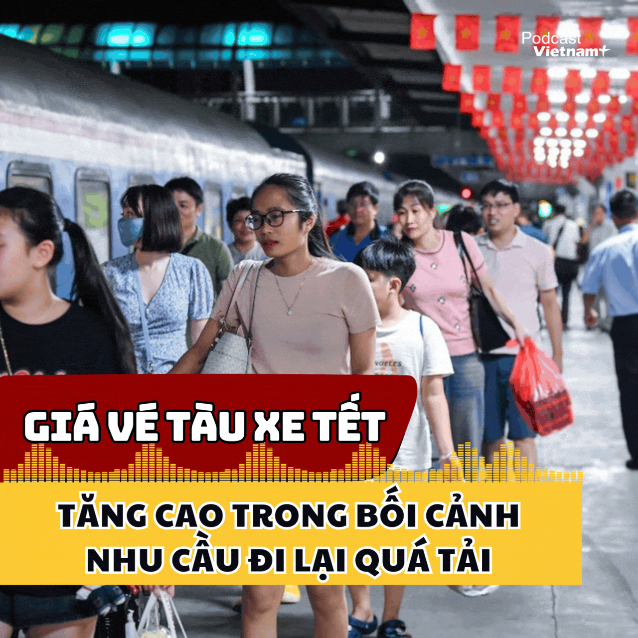 Giá vé tàu xe Tết tăng cao trong bối cảnh nhu cầu đi lại quá tải
