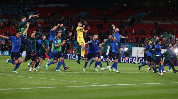 Đây là lần thứ tư Italy góp mặt ở trận chung kết. (Nguồn: Guardian)