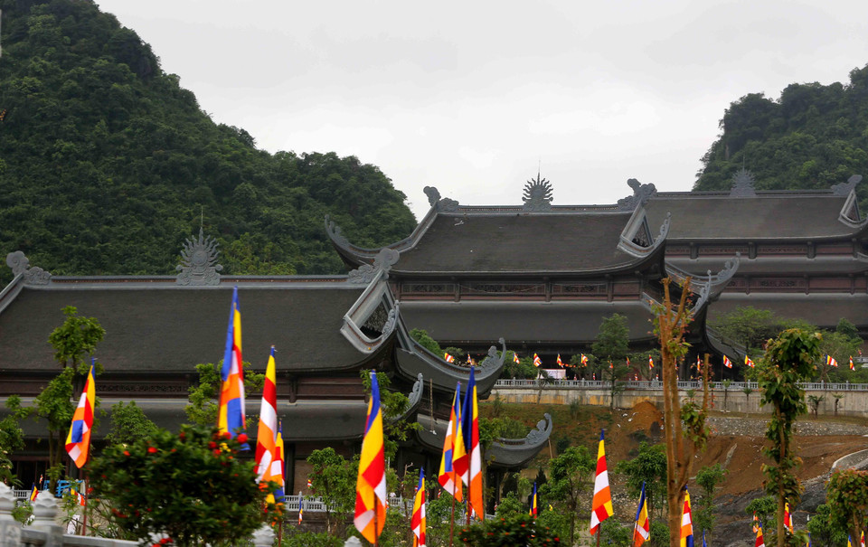 Điện Tam thế. (Ảnh: Thành Đạt/TTXVN)