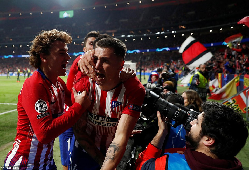 Jose Gimenez và Diego Godin đã thay nhau tỏa sáng để giúp Atletico Madrid đánh bại Juventus 2-0 ở tại Estadio Wanda Metropolitano ở lượt đi vòng 1/8 Champions League.