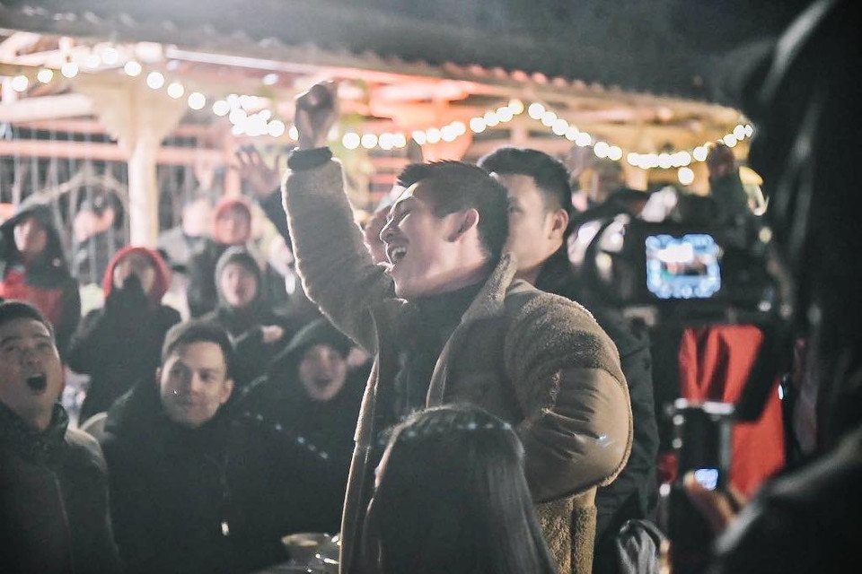 Hơn 90 phút của trận đấu với chiến thắng thuyết phục của đội tuyển Việt Nam. Sau 10 năm Việt Nam mới lại vào chung kết bóng đá nam SEA Games. (Ảnh: Đàm Thủy/Vietnam+)